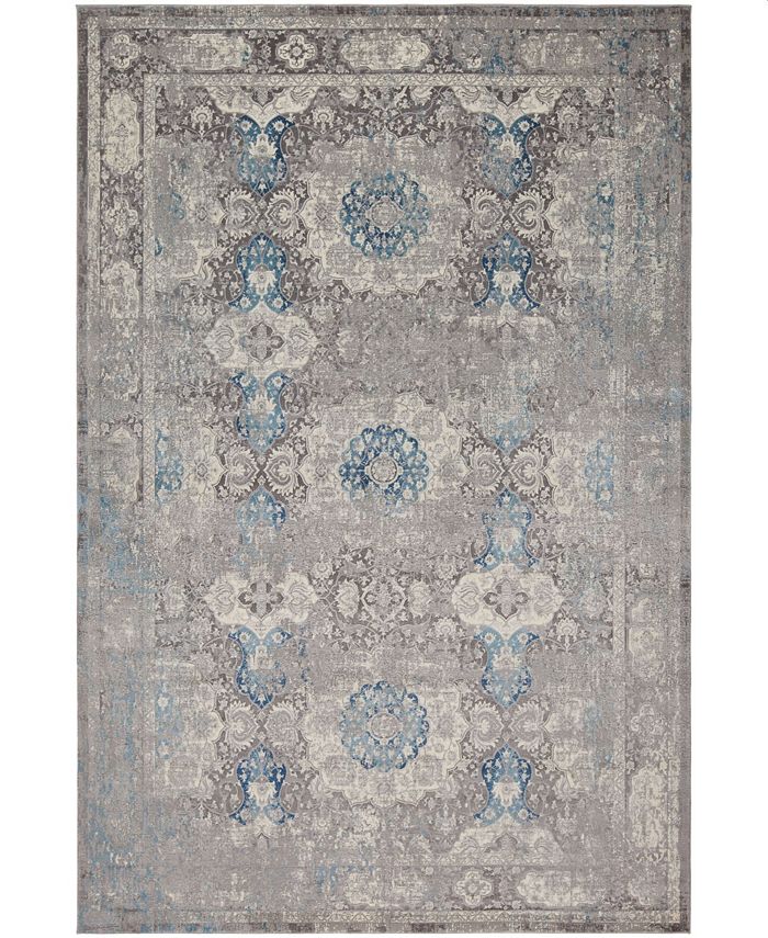 Sunbrella Classic SC-01 Cream/Mist 5' x 8' Area Rug