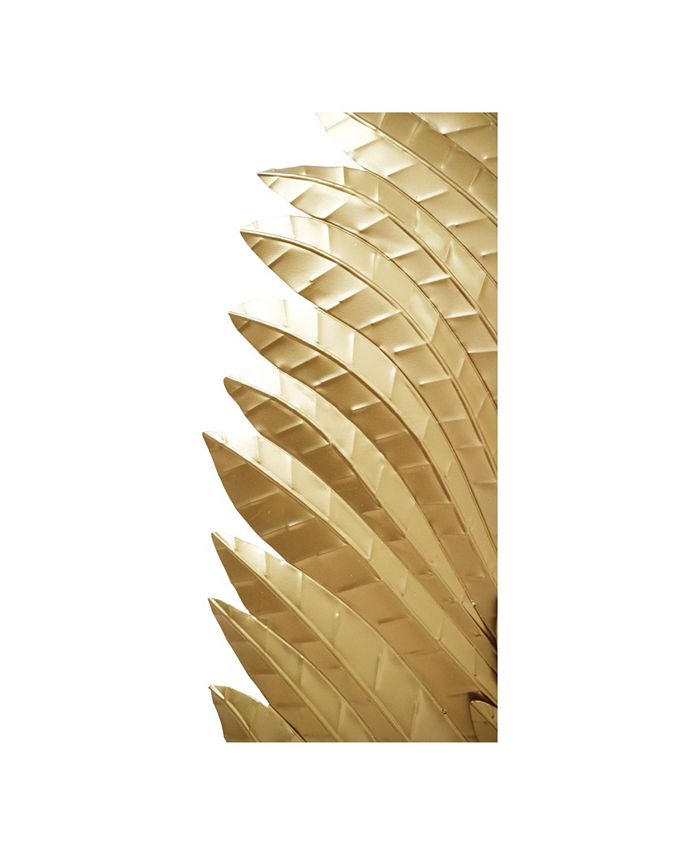 Moe's Home Collection Wings Wall Decor Gold Tone, 54