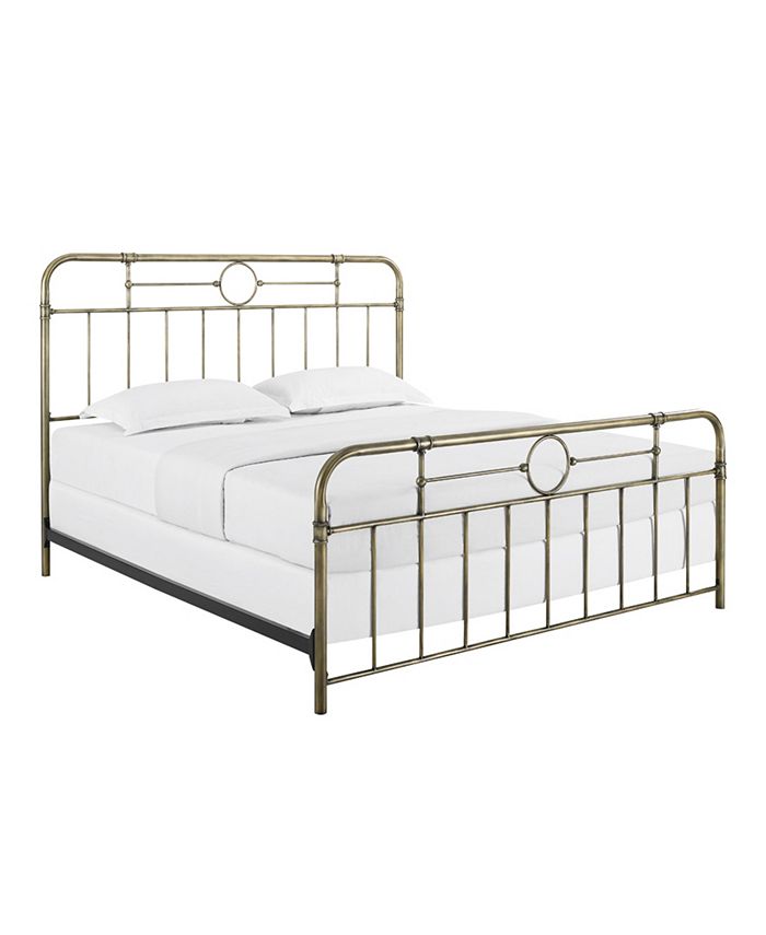 Walker Edison Metal Pipe Bed, King