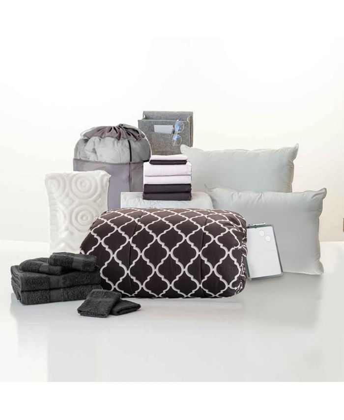 Dawn 21-Piece Sham Comfort Pak for College Dorms in Twin XL