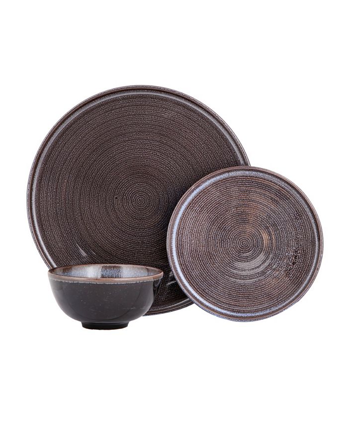 Porland Ethos Rock 3-Piece Place Setting Set