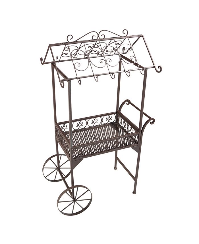 Design Toscano Jardin A La Francaise Flower Pushcart