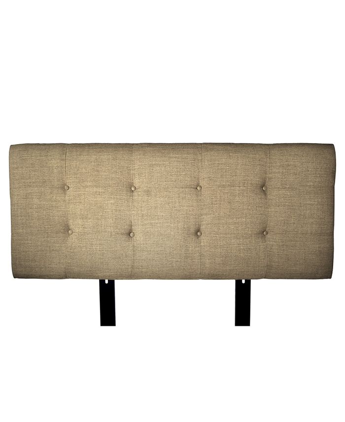 MJL Furniture Designs Ali Button Tufted Upholstered Eastern King Headboard