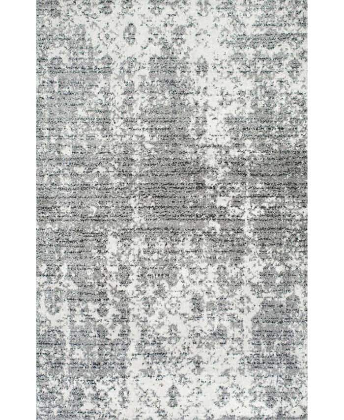 nuLoom Smoky Misty Shades Deedra Gray 8'2" x 11'6" Area Rug