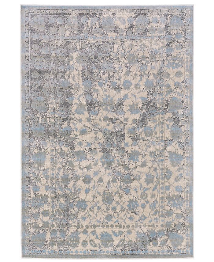 Simply Woven Andi R3681 Mist 8' x 11' Area Rug