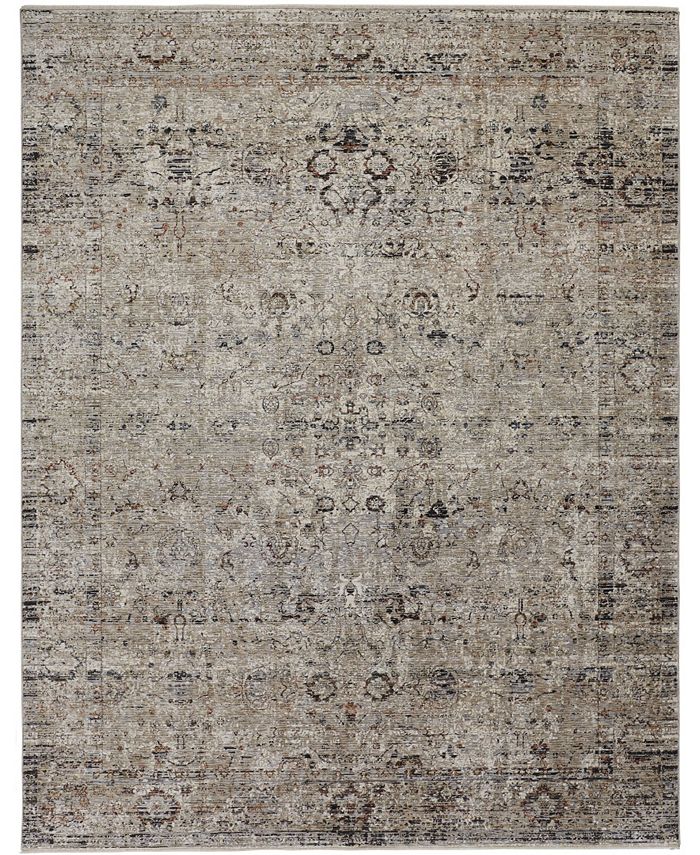 Simply Woven Camila R3958 Sand 3'9" x 5'9" Area Rug