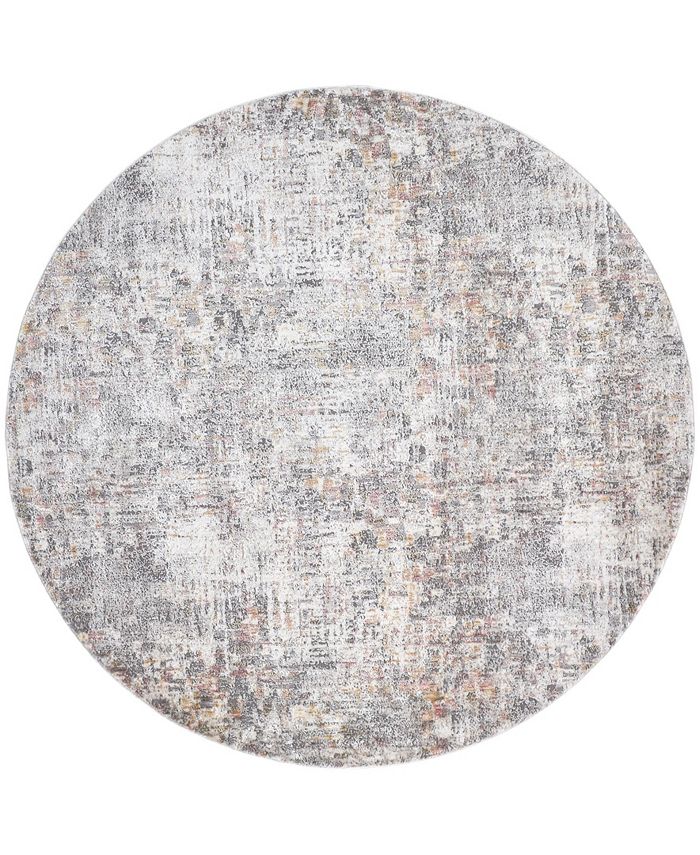 Simply Woven Carlos CAR3856 5'6" x 5'6" Round Area Rug