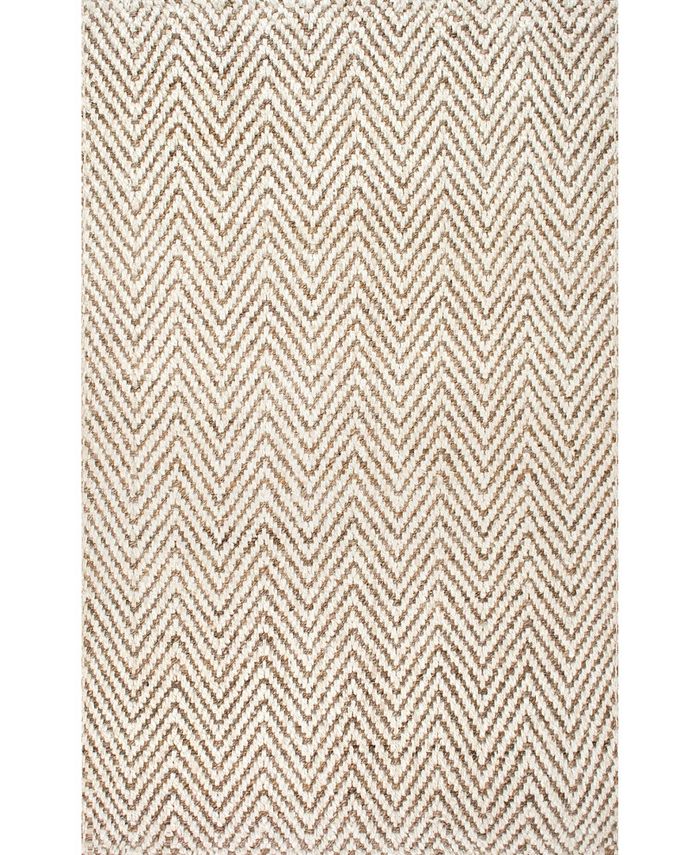 nuLoom Vania CLWA03A Ivory 4' x 6' Area Rug