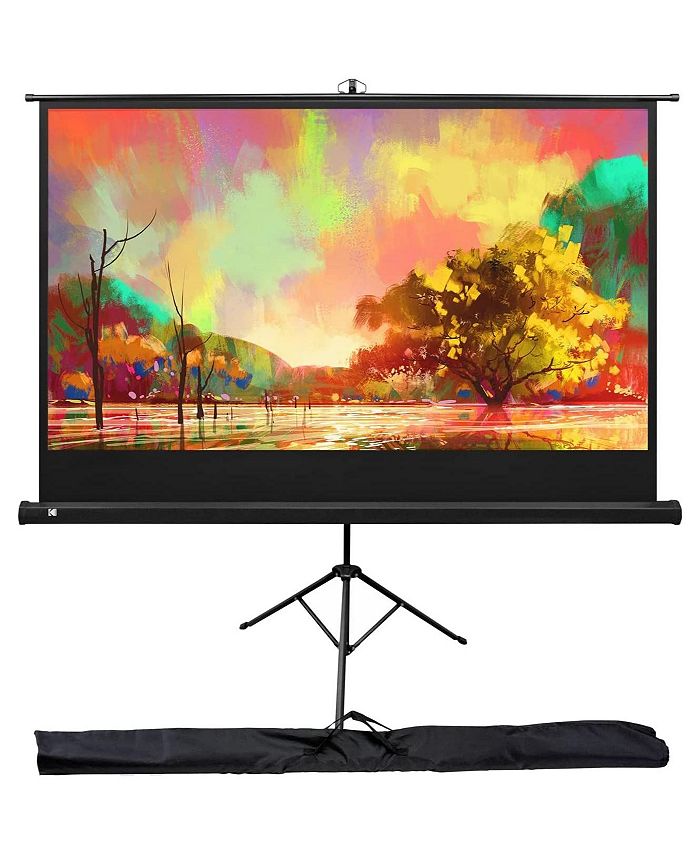 Kodak 60" Portable Projector Screen with Stand & Lightweight Carry Bag
