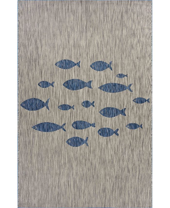 LR Home Alfresco AFS81505 5' x 7' Outdoor Area Rug