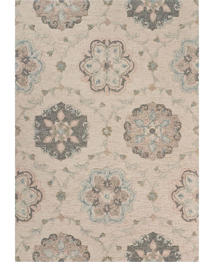 LR Home Valiant VALNT81584 5' x 7' Area Rug