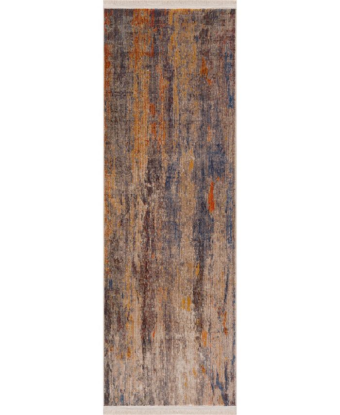 LR Home CLOSEOUT! Sierra Distressed Desert Modern Abstract 2' x 6' Runner Area Rug