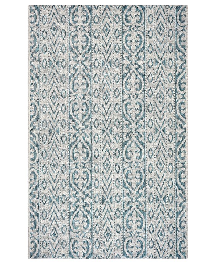 LR Home Sunny SUNSH81242 3' x 5' Outdoor Area Rug