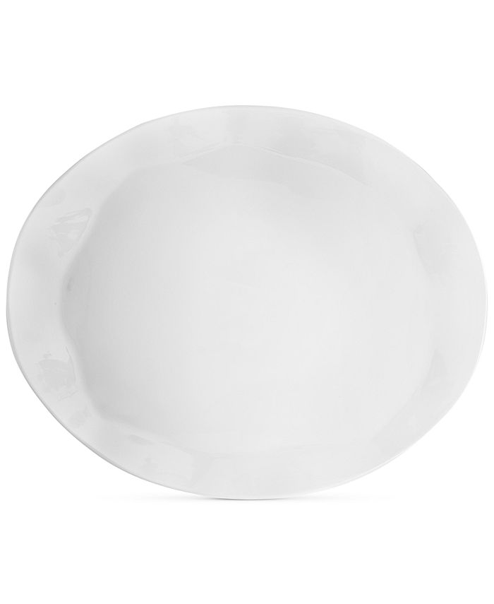 Q Squared Ruffle Melamine 21" x 17" Turkey Platter