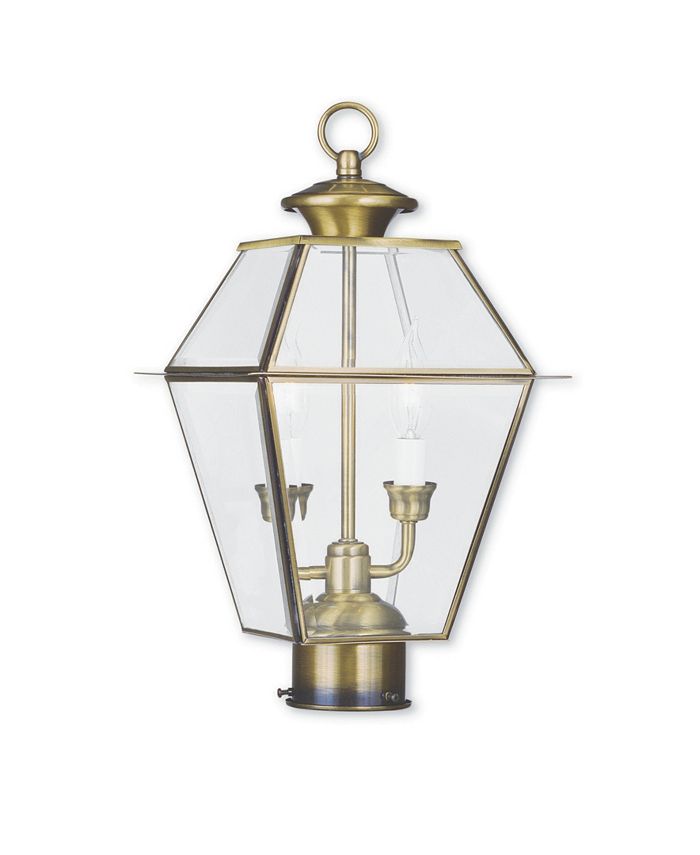 Livex Westover 2-Light Outdoor Post Lantern