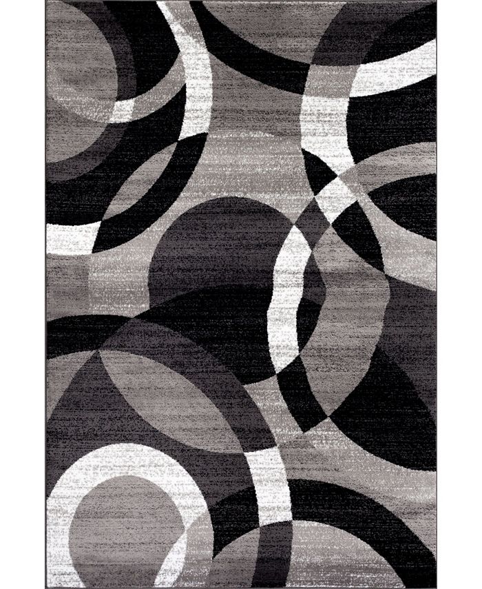 Main Street Rugs Montane Mon105 Gray 3'3" x 5' Area Rug