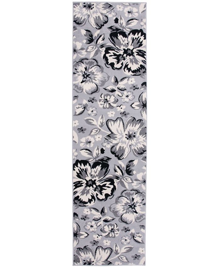 Main Street Rugs Haven Hav9098 Gray 2' x 7'2" Runner Rug