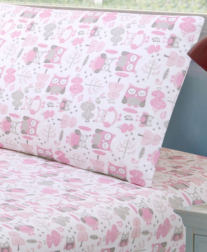 Levtex Daniella Owl Sheet Set, Twin