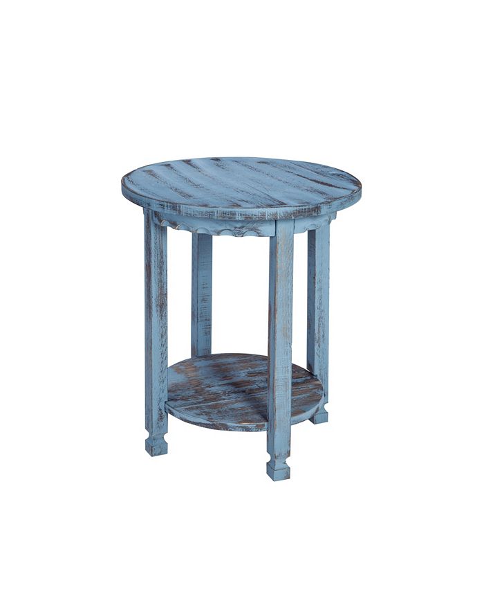 Alaterre Furniture Country Cottage Round End Table