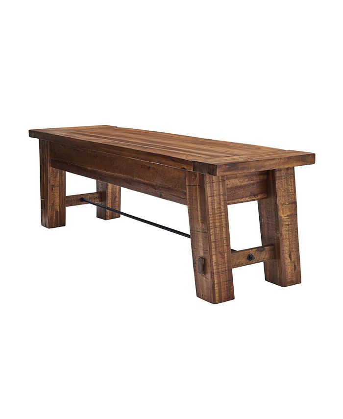 Alaterre Furniture Durango Wood Entryway and Dining Bench