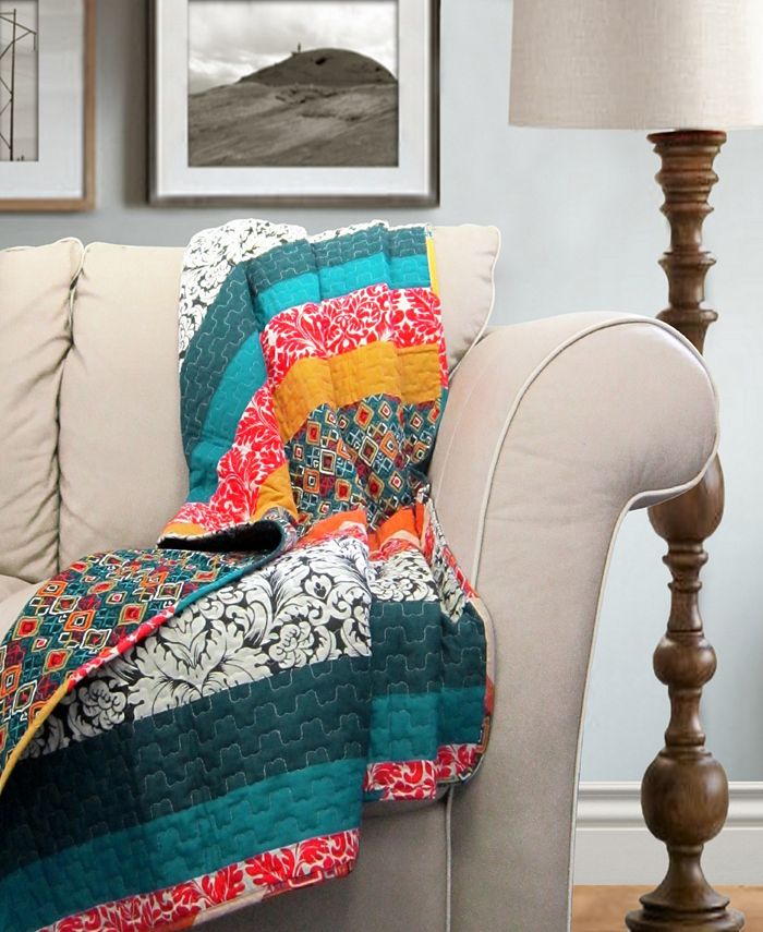 Lush Dcor Bohemian Stripe Throw