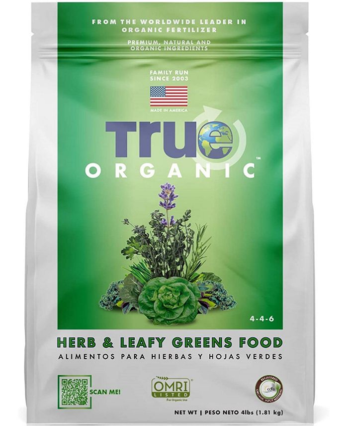 TRUE Organic R0010 Granulat Herb and Leafy Greens Food 4 lb bag