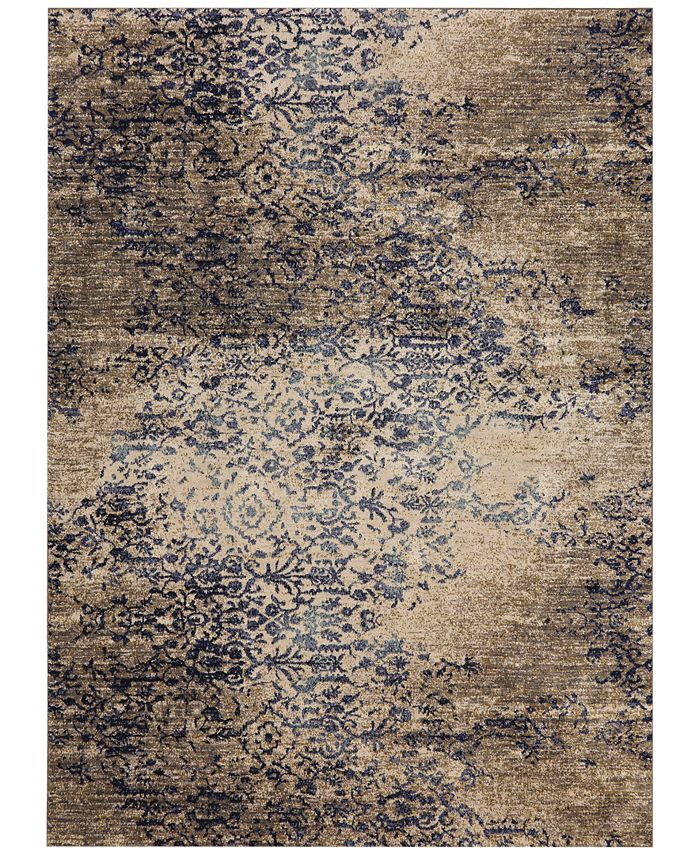 Karastan Cosmopolitan Virginia Langley Nirvana Indigo 5'3" x 7'10" Area Rug