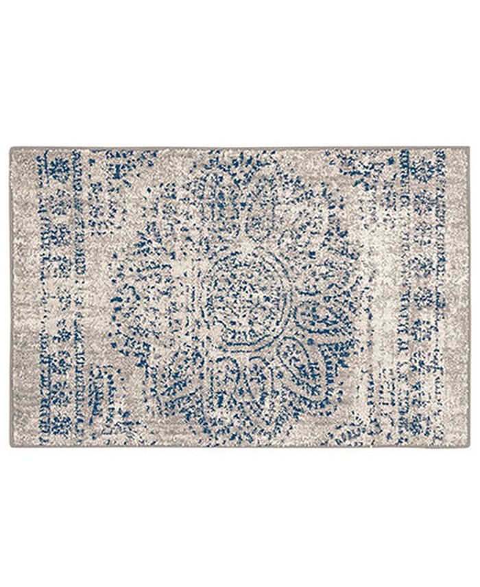 Scott Living Expressions Dharma Medallion Indigo 2' x 3' Area Rug