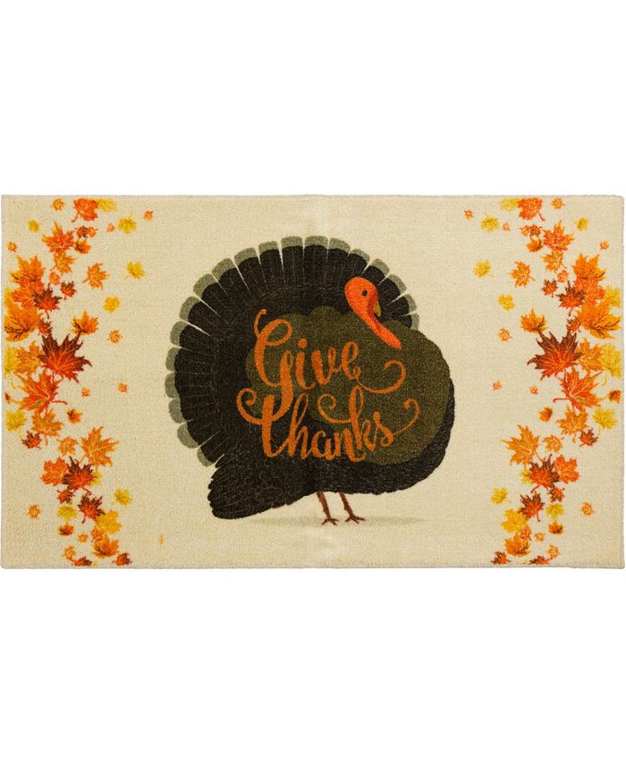 Mohawk Prismatic Give Thanks Turkey 2' x 3'4" Area Rug