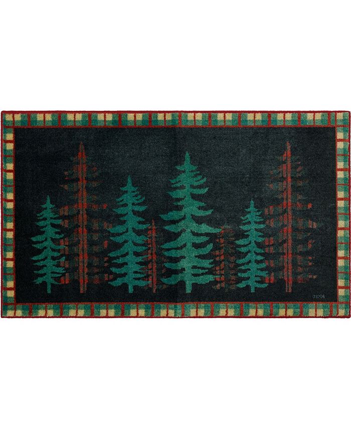 Mohawk Prismatic Plaid Forest 2'6" x 4'2" Area Rug