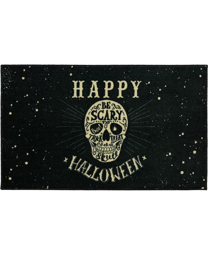 Mohawk Prismatic Be Scary Skull 2'6" x 4'2" Area Rug