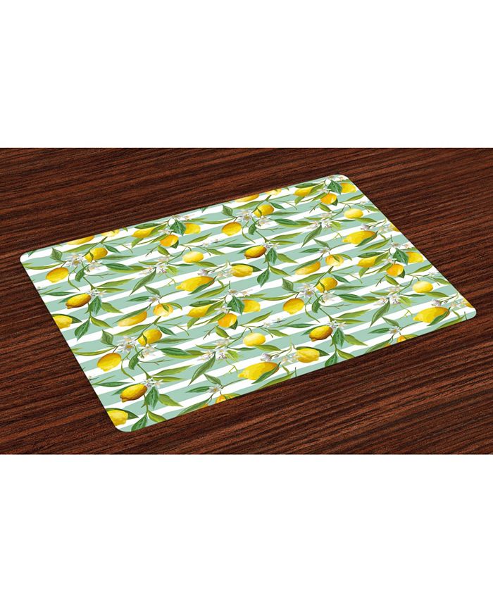 Ambesonne Nature Place Mats, Set of 4