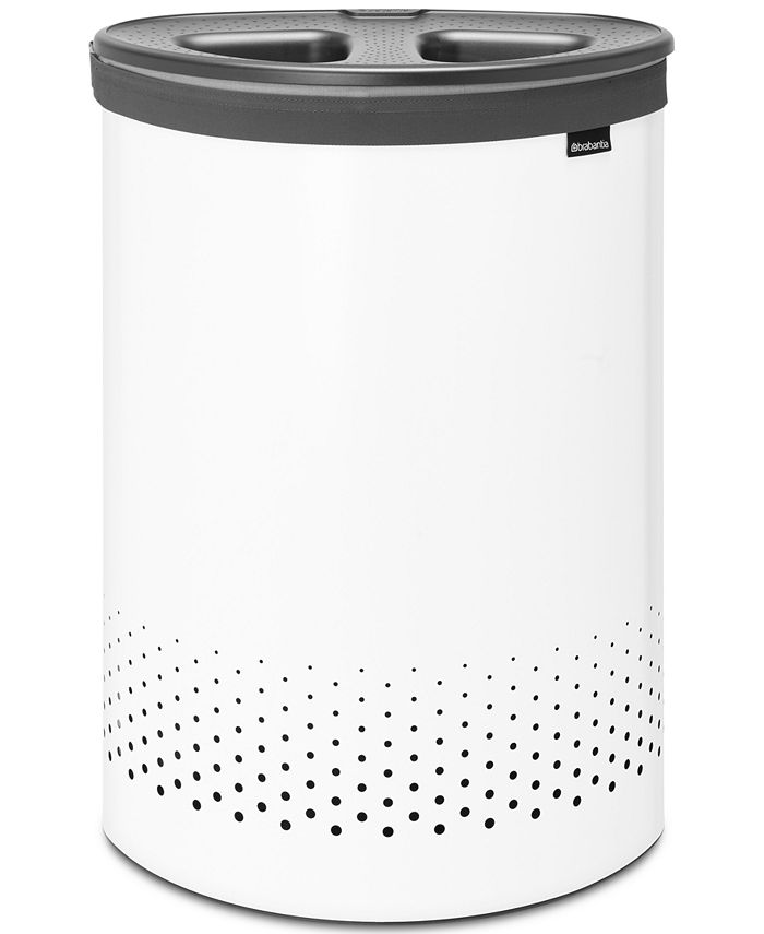 Brabantia Selector 14.5-Gallon Two-Compartment Laundry Hamper