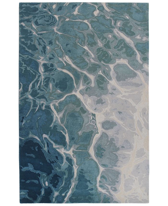 Liora Manne' Corsica 9146 Water 5' x 7'6" Area Rug