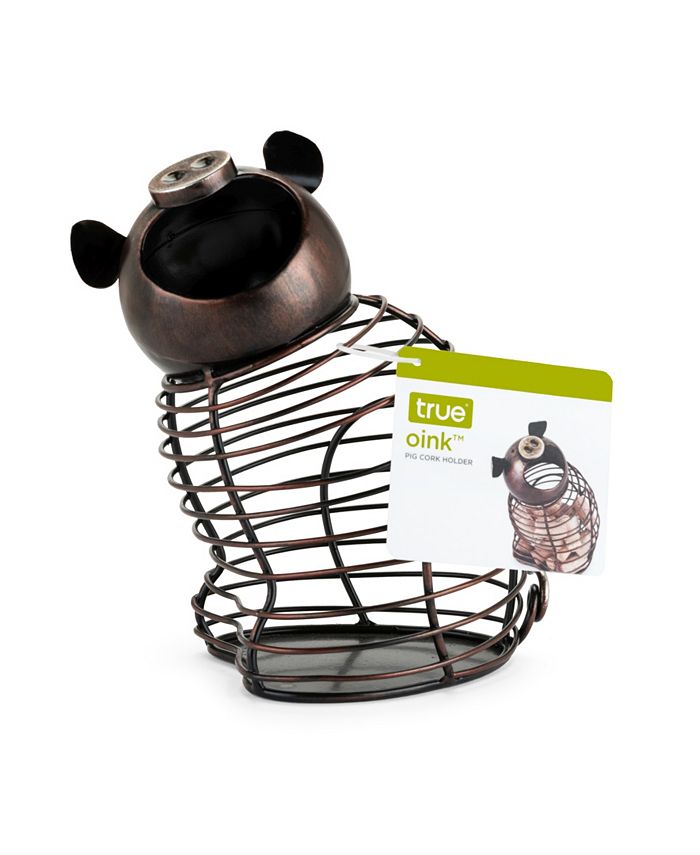 True Brands True Oink Pig Cork Holder