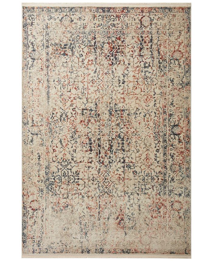 Magnolia Home by Joanna Gaines x Loloi Janey JAY-04 6'7" x 9'2" Area Rug