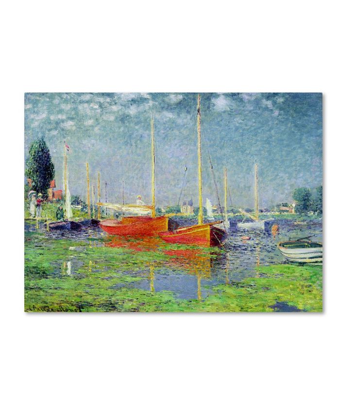 Trademark Global Claude Monet 'Argenteuil' Canvas Art - 32" x 26"