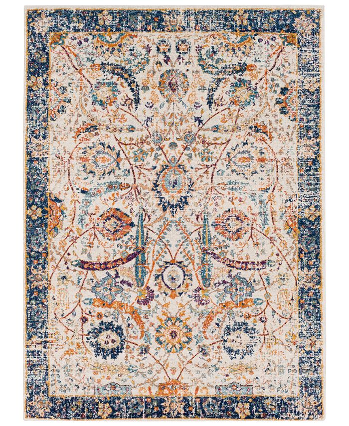 Surya Harput HAP-1014 Dark Blue 7'10" x 10'3" Area Rug