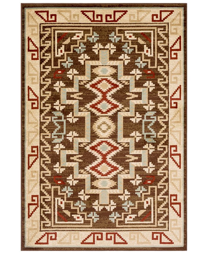 Abbie & Allie Rugs Paramount PAR-1079 Dark Brown 5'3" x 7'6" Area Rug