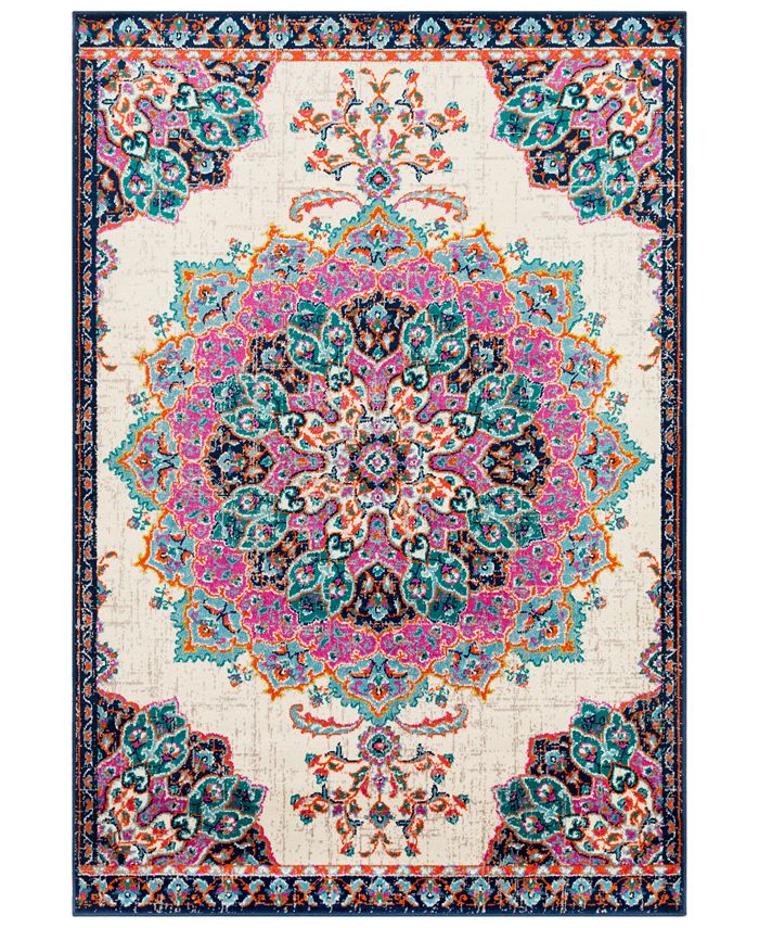 Abbie & Allie Rugs Paramount PAR-1112 Fuchsia 5'3" x 7'6" Area Rug