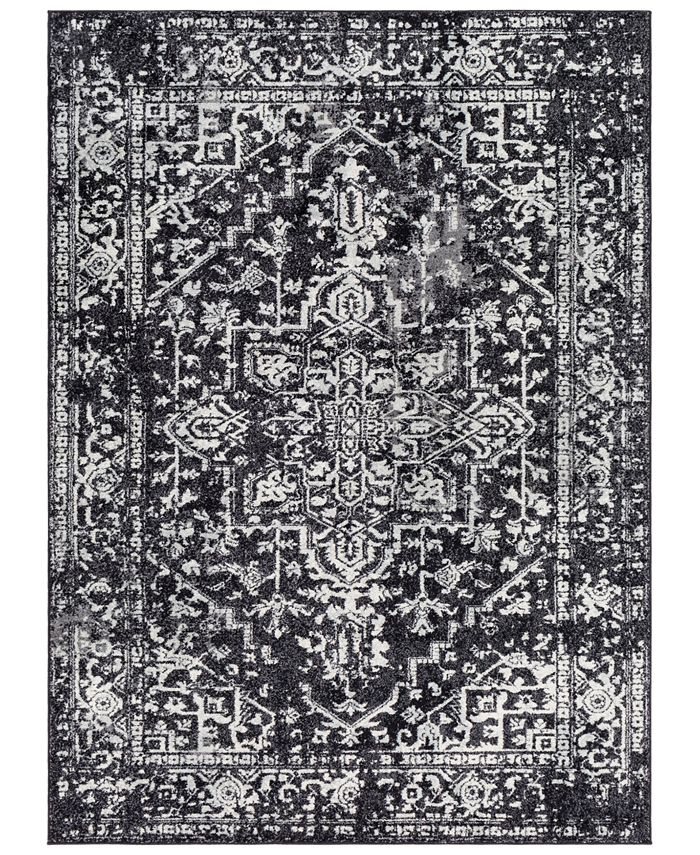 Surya Harput HAP-1087 Black 2' x 3' Area Rug