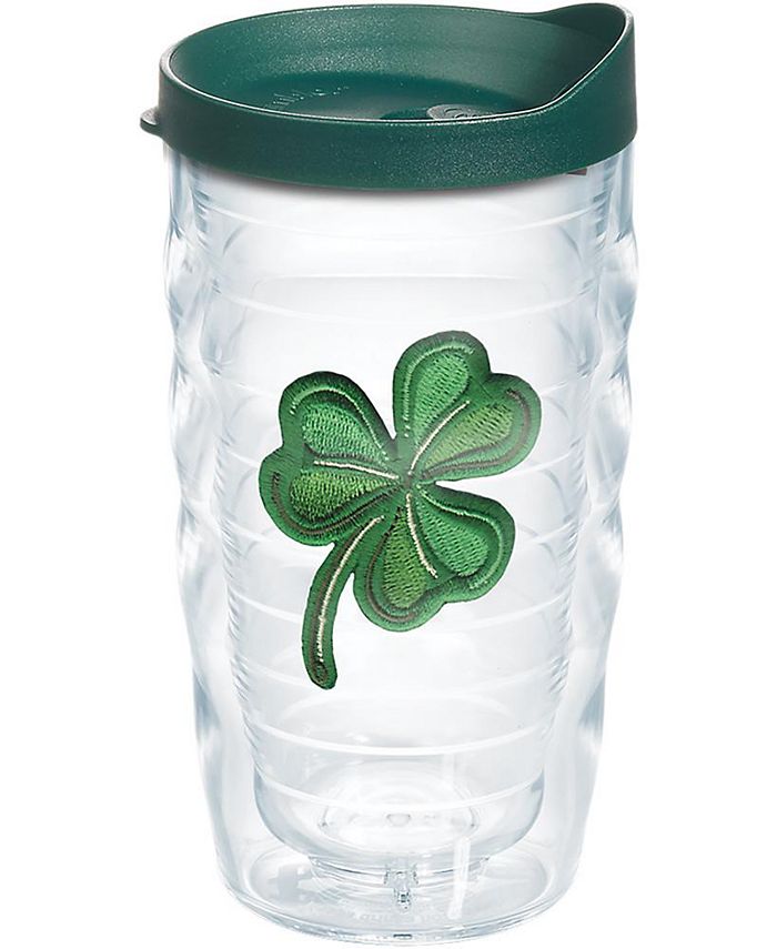 Tervis Tumbler Tervis Shamrock Made in USA Double Walled  Insulated Tumbler Travel Cup Keeps Drinks Cold & Hot, 10oz Wavy, Classic