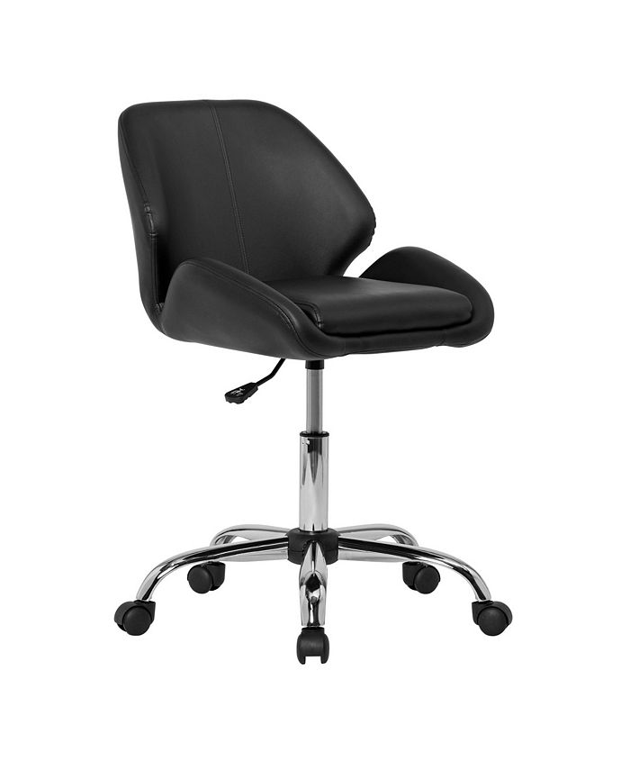 Offex Black Pearl Office Swivel Height Adjustable Task Chair