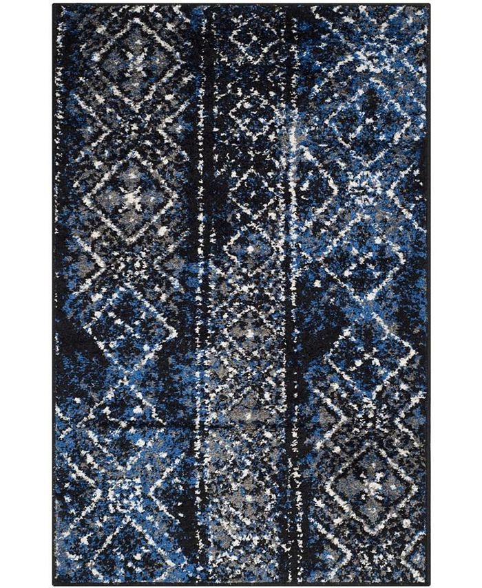 Safavieh Adirondack Silver and Black 3' x 5' Area Rug