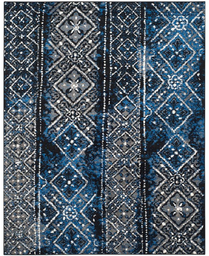 Safavieh Adirondack Silver and Black 8' x 10' Area Rug