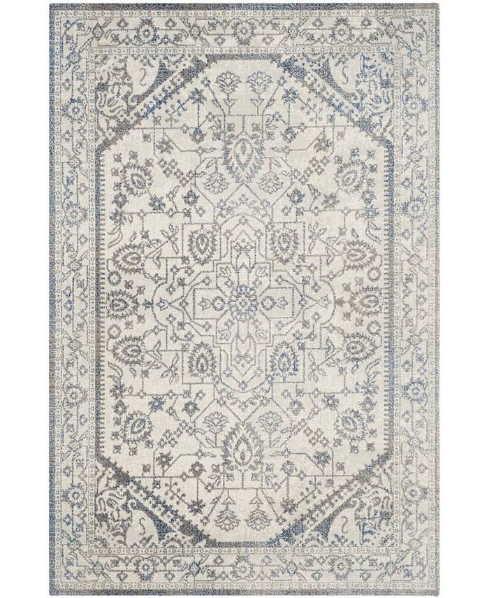 Safavieh Patina Light Gray and Blue 4' x 6' Area Rug