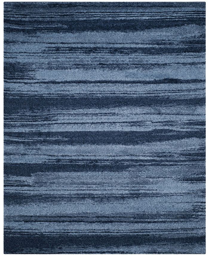 Safavieh Retro Light Blue and Blue 8' x 10' Area Rug