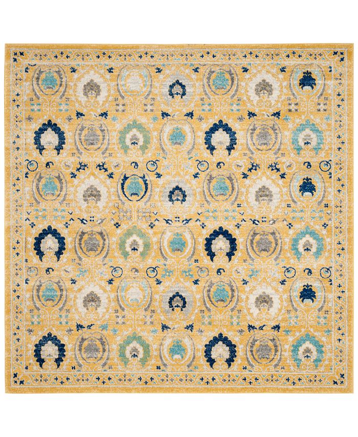 Safavieh Evoke EVK251B Gold/Ivory 2'2" x 7' Runner Area Rug