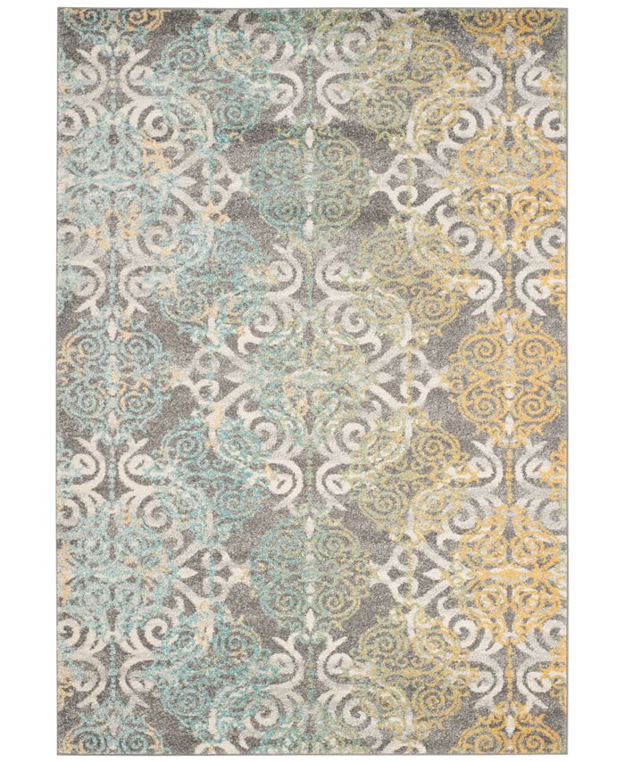 Safavieh Evoke EVK230D Grey/Ivory 3' x 5' Area Rug