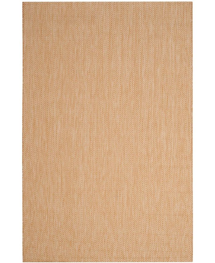 Safavieh Courtyard Natural and Cream 8' x 11' Sisal Weave Outdoor Area Rug